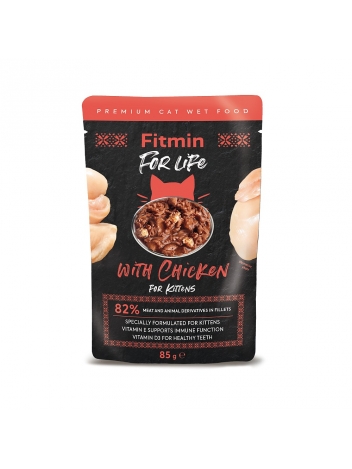 Fitmin For Life Cat Kitten Chicken 85g