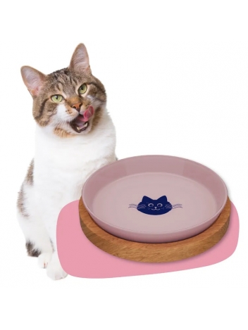 Animal Island talerzyk dla kota 18cm Cashmire Pink