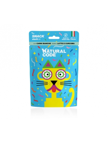 Natural Code Snack Steril Cat with White Meat 60g