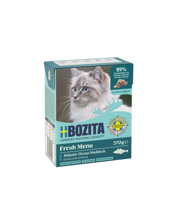 Bozita kawałki mięsa w galaretce z dorszem 370g