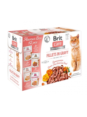 Brit Care Cat Fillets in Gravy 12x85g