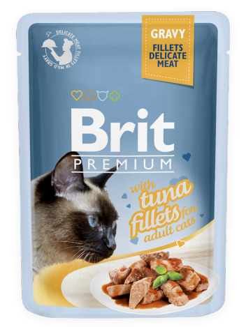 Brit Premium Cat Adult Tuna Fillets w sosie 85g