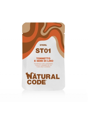 Natural Code Steril ST01 Tuna and flaxseed 70g