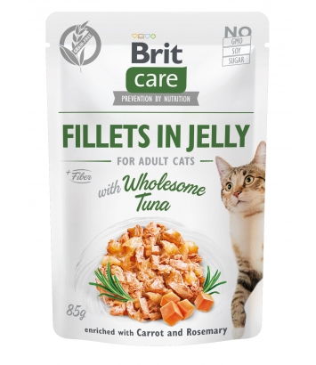 Brit Care Cat Fillets in Jelly Tuna 85g