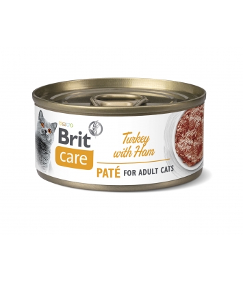 Brit Care Cat Turkey with ham 70g