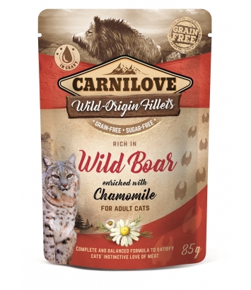 Carnilove Cat Wild Boar & Chamomile Adult Cats 85g