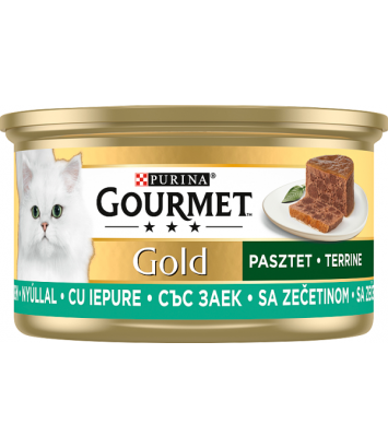 Gourmet Gold 85g pasztet z kawałkami królika