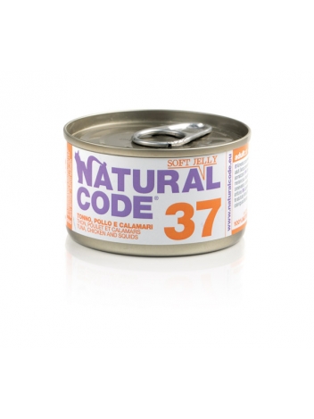Natural Code Cat 37 Tuna, chicken and squids 85g