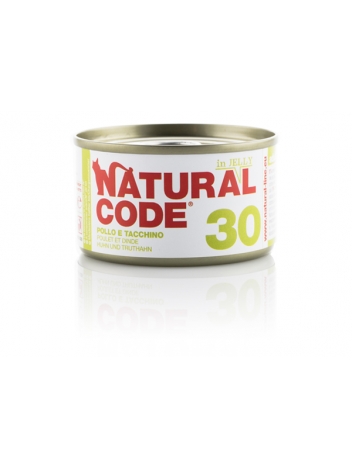 Natural Code Cat 30 Chicken and turkey in jelly 85g