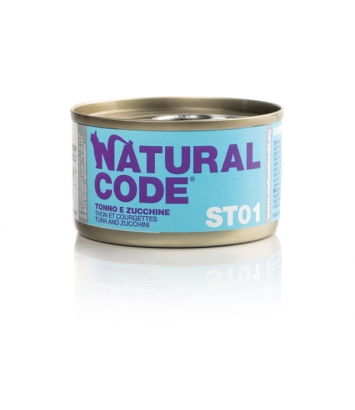Natural Code Cat ST01 Tuna and zucchini 85g