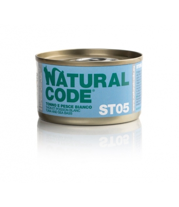 Natural Code Cat ST05 Tuna and sea bass 85g