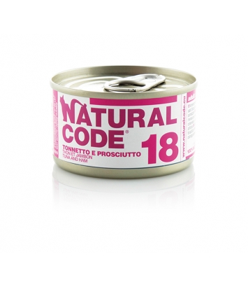 Natural Code Cat 18 Tuna and ham 85g
