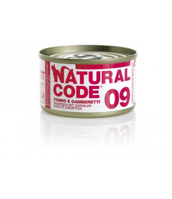 Natural Code Cat 09 Tuna and shrimps 85g