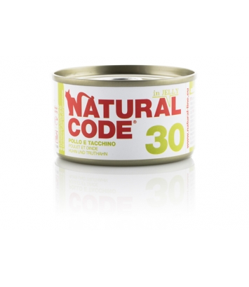 Natural Code Cat 30 Chicken and turkey in jelly 85g