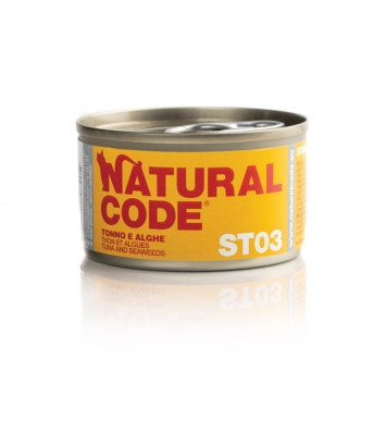 Natural Code Cat ST03 Tuna and seaweeds 85g