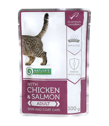 Nature’s Protection Adult Chicken & Salmon Skin and Coat Care 100g