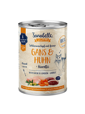Sanabelle Adult with fine Goose & Chicken & Carrots 380g