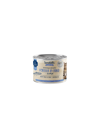 Sanabelle Adult with tender Trout & Beef 195g