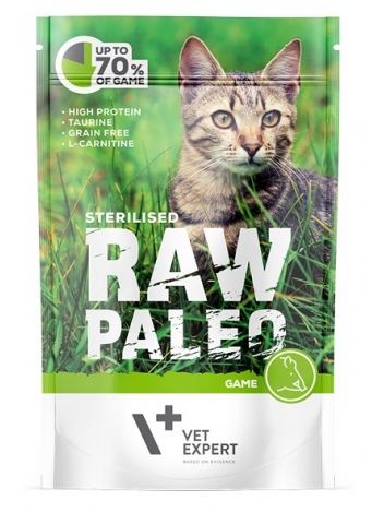 Raw Paleo Cat Sterilised Game 100g