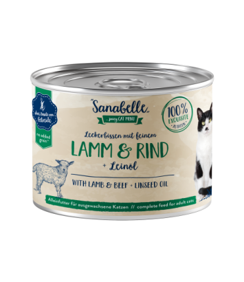 Sanabelle Adult with fine Lamb & Beef 195g