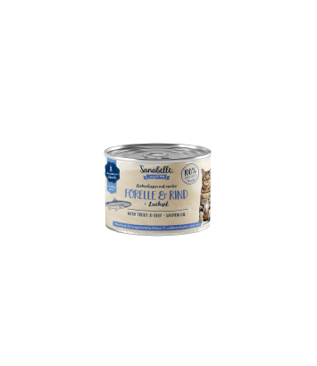 Sanabelle Adult with tender Trout & Beef 195g