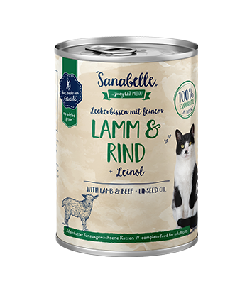 Sanabelle Adult with fine Lamb & Beef 400g