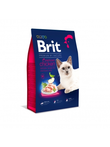 Brit Premium Cat Sterilized Chicken 0,3kg