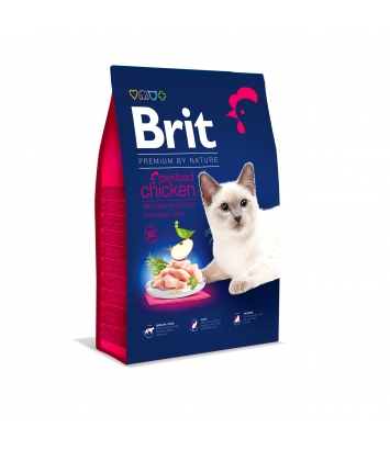Brit Premium Cat Sterilized Chicken 0,3kg