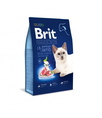 Brit Premium Cat Sterilized Lamb 8kg
