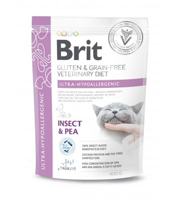 Brit Veterinary Diets Cat GF Ultra-Hypoallergenic 400g