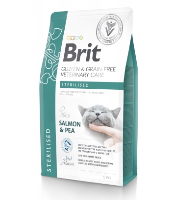 Brit Veterinary Diets Cat GF Sterilised 5kg