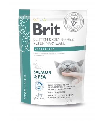 Brit Veterinary Diets Cat GF Sterilised 400g