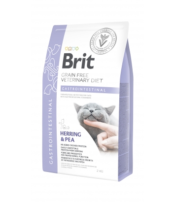 Brit Veterinary Diets Cat GF Gastrointestinal Herring & Pea 2kg