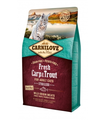 Carnilove Fresh Carp & Trout Sterilised for Adult 2kg