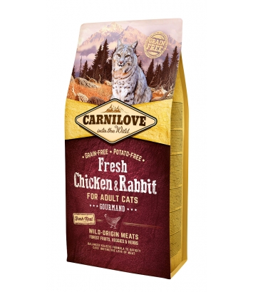 Carnilove Fresh Chicken & Rabbit for Adult 6kg