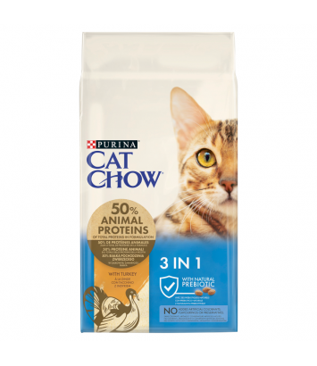 Purina Cat Chow 3w1 - 15kg (12+3kg)