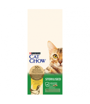 Purina Cat Chow Sterilised - 15kg (12+3kg)