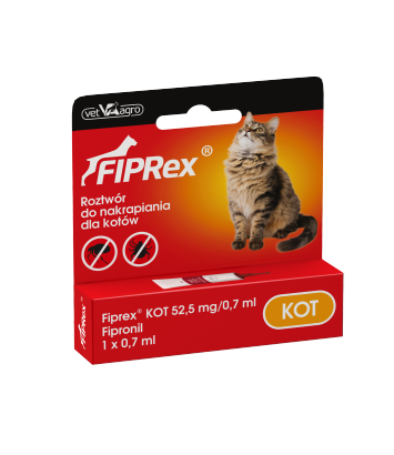 Krople FIPRex - dla kotów - 1 sztuka