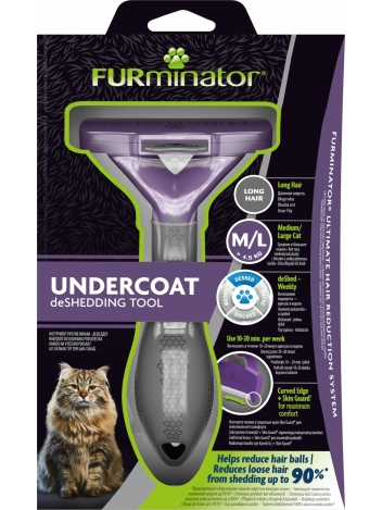 FURminator dla kotów długowłosych M/L