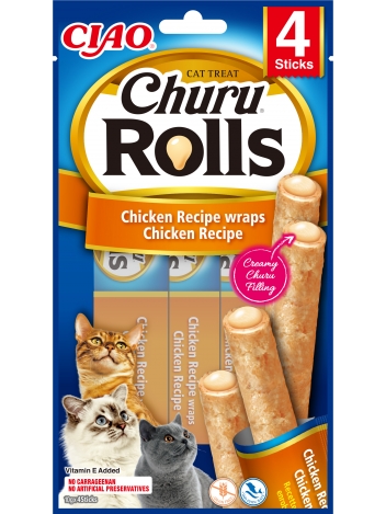 Churu  Cat Rolls Chicken wraps chicken 40g