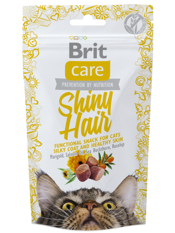 Brit Care Cat Snack Shiny Hair 50g