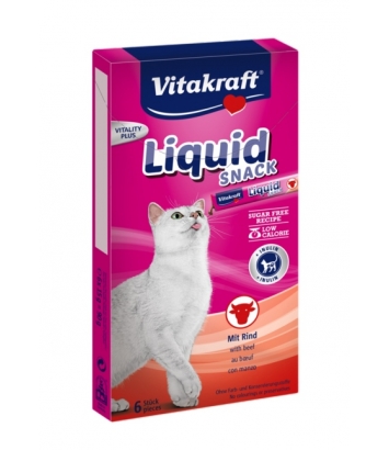 Vitakraft Cat Liquid Snack - wołowina