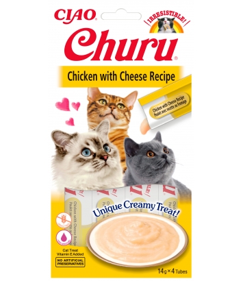 Churu Cat Chicken with Cheese Recipe 4x14g