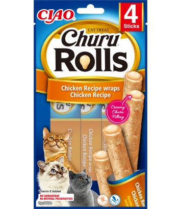 Churu  Cat Rolls Chicken wraps chicken 40g