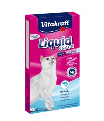 Vitakraft Cat Liquid Snack - łosoś