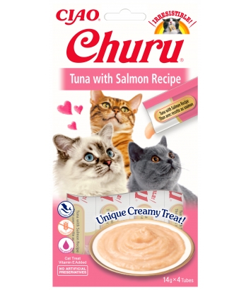 Churu Cat Tuna with Salmon Recipe 4x14g