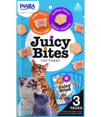 Churu Cat Juicy Bites Carb & Scallop  33g