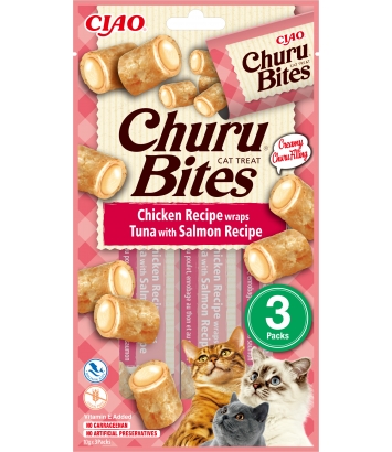 Churu Cat Bites Chicken with Tuna & Salmon 30g