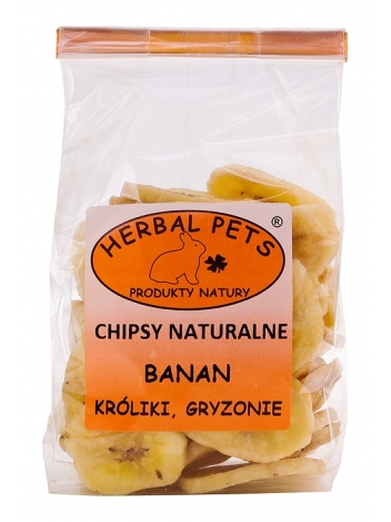 Chipsy naturalne banan 75g