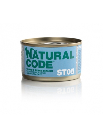 Natural Code Cat ST05 Tuna and sea bass 85g